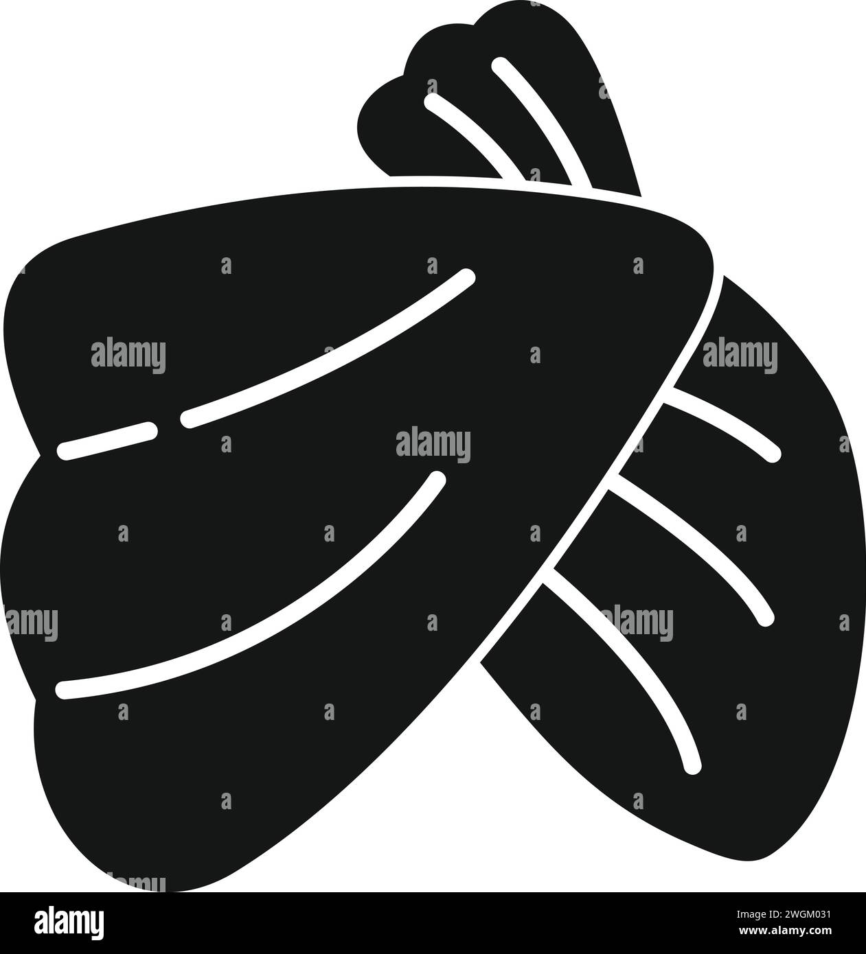 Vecteur simple d'icône turban est. Couvre-chef musulman asiatique. Costume de religion Illustration de Vecteur