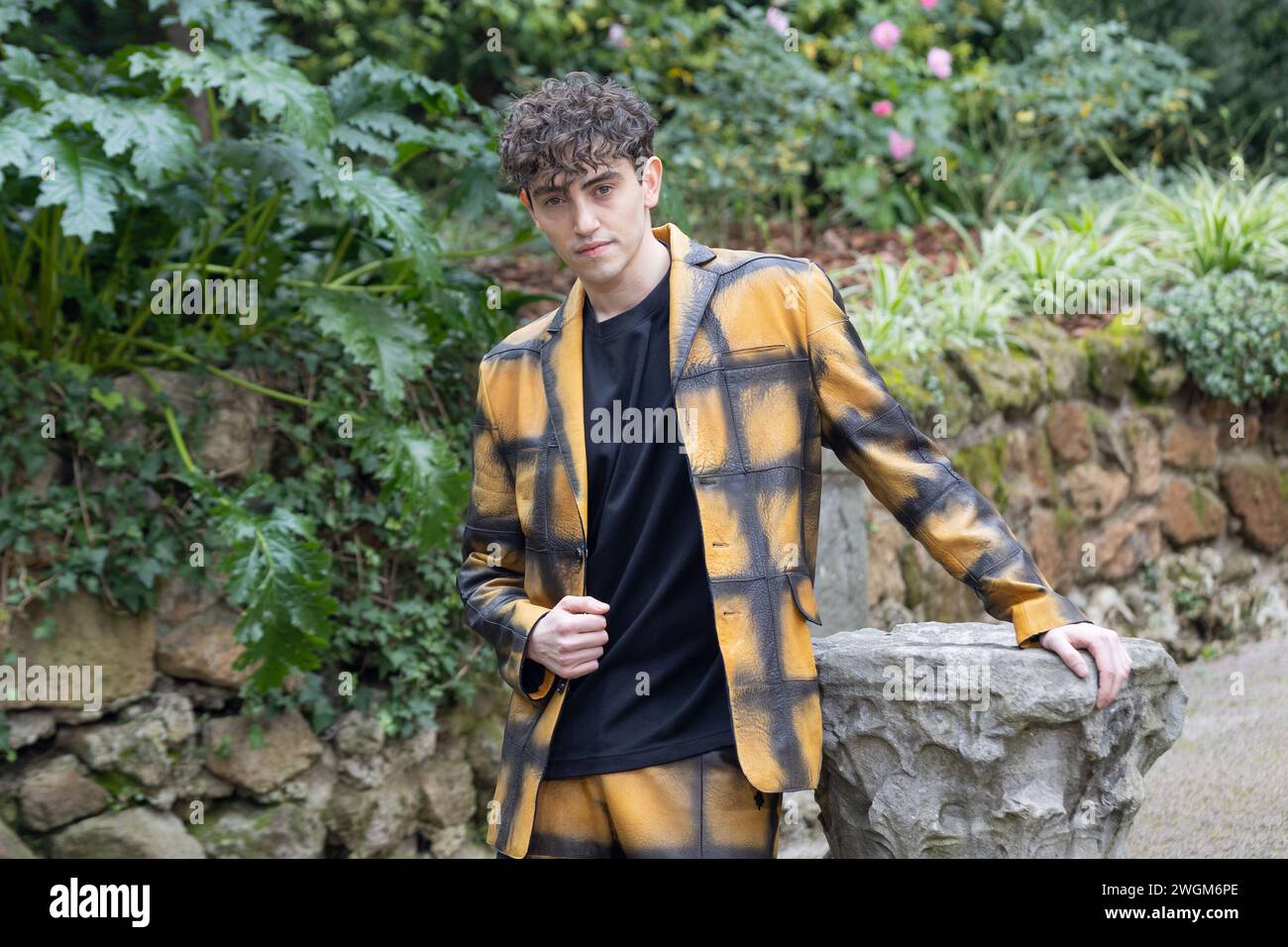 5 février 2024, Rome, Italie : la chanteuse italienne Michele Bravi assiste à la photoconférence du film ''Finamente l'alba'' à l'Hôtel de Russie à Rome (crédit image : © Matteo Nardone/Pacific Press via ZUMA Press Wire) USAGE ÉDITORIAL SEULEMENT! Non destiné à UN USAGE commercial ! Banque D'Images