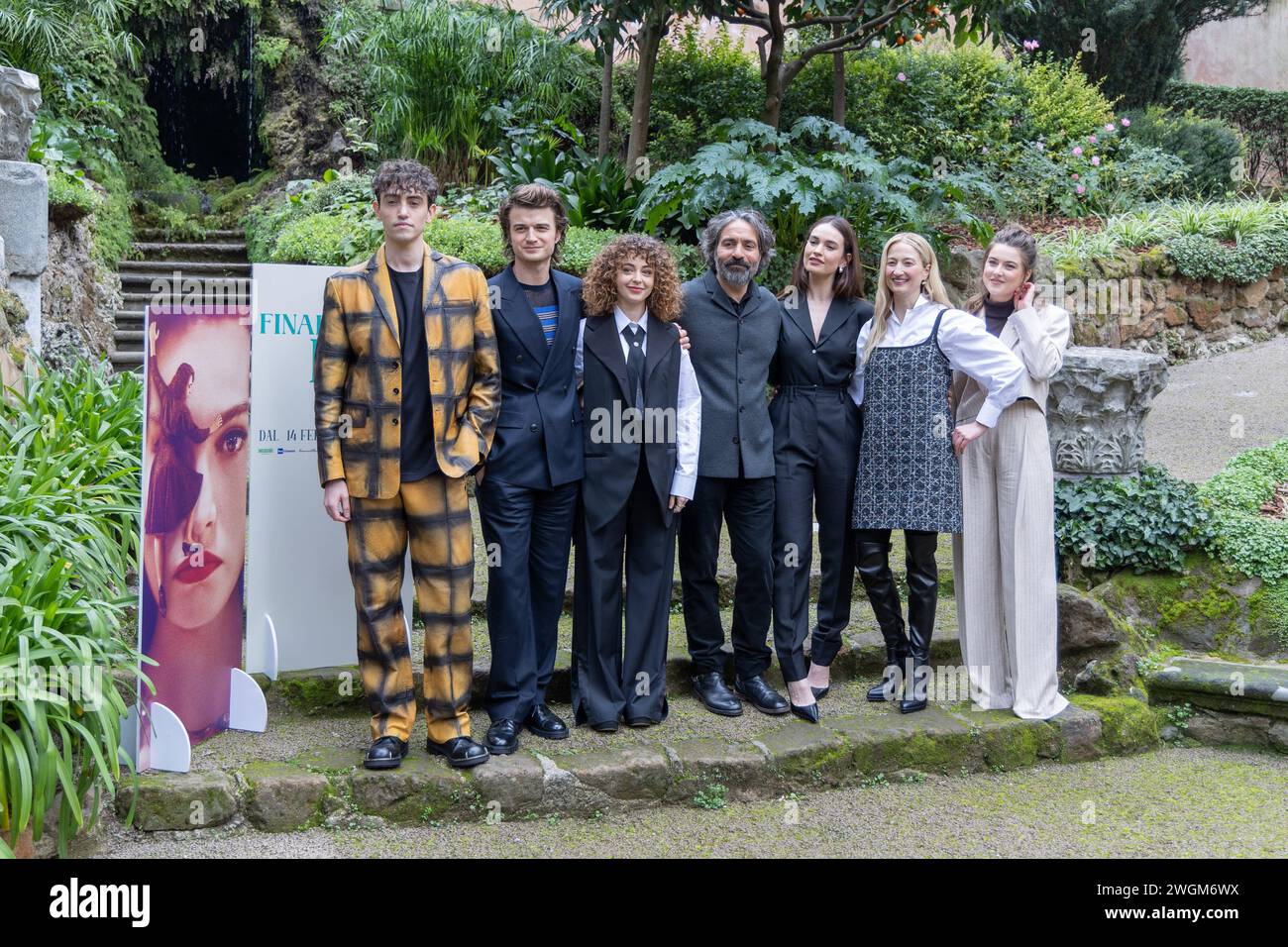 5 février 2024, Rome, Italie : les acteurs assistent à la photocall du film ''finamente l'alba'' à l'Hôtel de Russie à Rome (crédit image : © Matteo Nardone/Pacific Press via ZUMA Press Wire) USAGE ÉDITORIAL SEULEMENT! Non destiné à UN USAGE commercial ! Banque D'Images