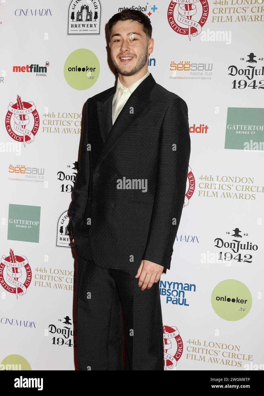 Londres, Royaume-Uni. 04th Feb, 2024. Samuel Bottomley assiste aux 44e London film Critics' Circle Awards au May Fair Hotel de Londres. (Photo de Cat Morley/SOPA images/SIPA USA) crédit : SIPA USA/Alamy Live News Banque D'Images