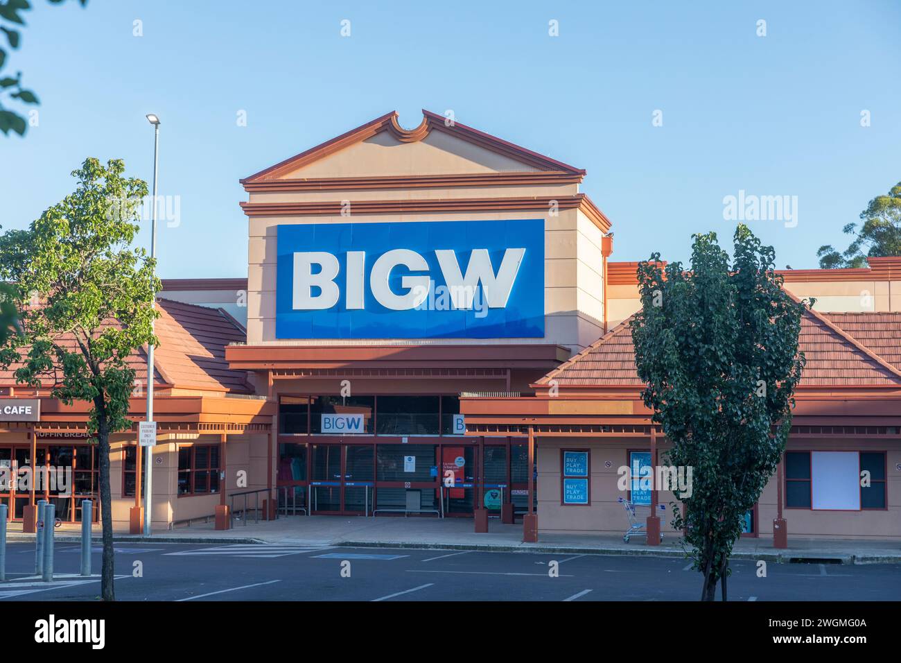 Big W, chaîne nationale australienne de grands magasins à prix réduit, photo Big W magasin à Mudgee, Nouvelle-Galles du Sud, Australie Banque D'Images