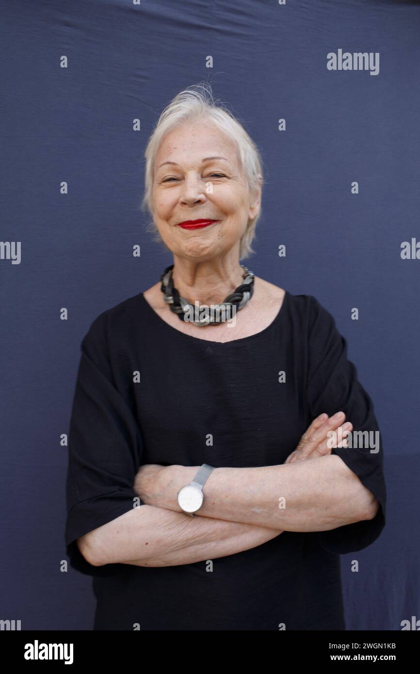 Portrait de Lydie Salvayre 17/09/2023 ©Basso Cannarsa/opale.photo Banque D'Images