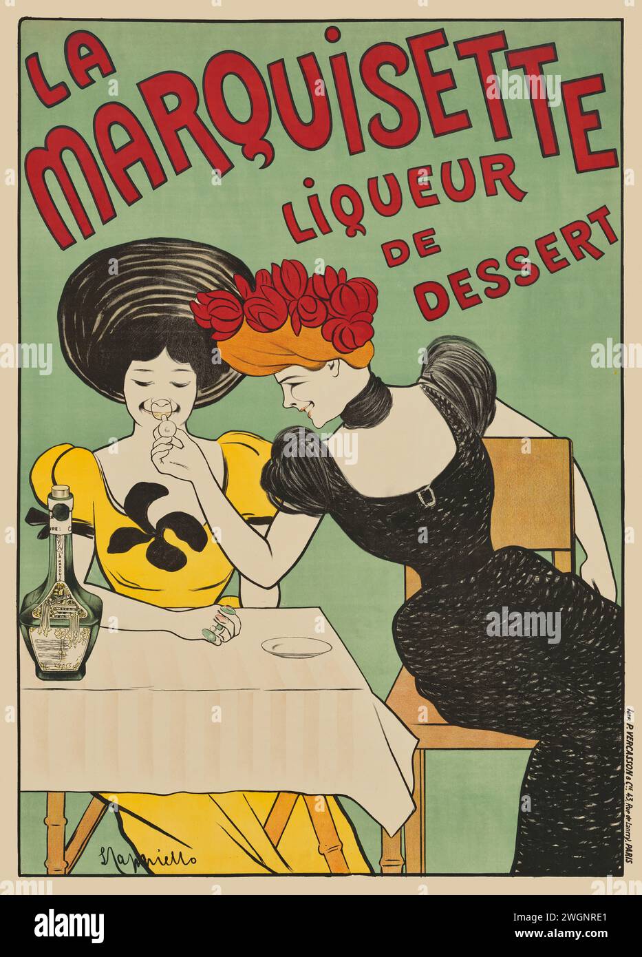 Affiche vintage alcool leonetto cappiello français boisson Banque de  photographies et d'images à haute résolution - Alamy