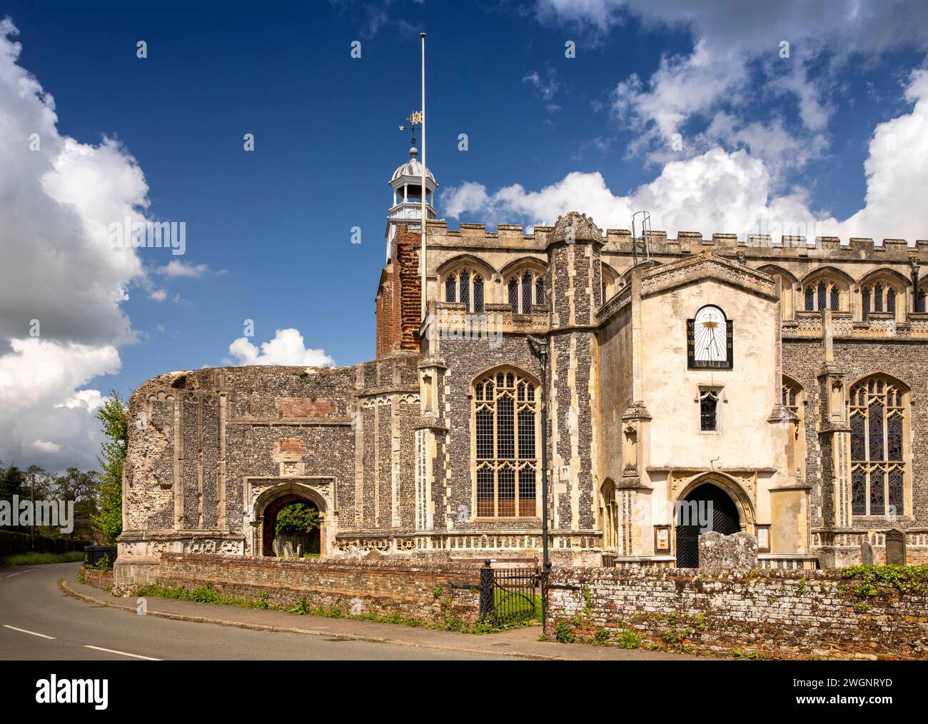 Royaume-Uni, Angleterre, Suffolk, East Bergholt, église paroissiale Sainte Marie la Vierge Banque D'Images