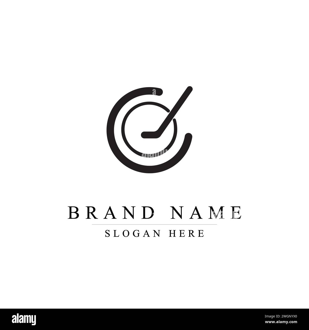 Lettre initiale G jeu modèle de logo de style esports, initiales lettre G logo modèle d'illustration vectorielle, lettre initiale G logo, Illustration de Vecteur