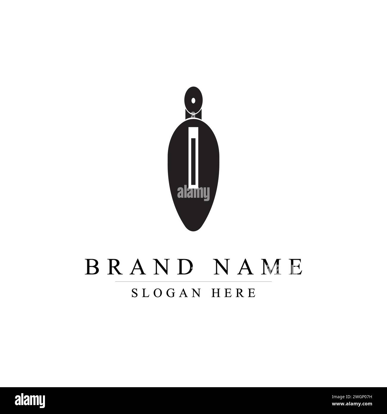 Capsule icône de contour de variante noir et blanc dans les couleurs blanches et noires, illustration vectorielle de conception de logo Illustration de Vecteur