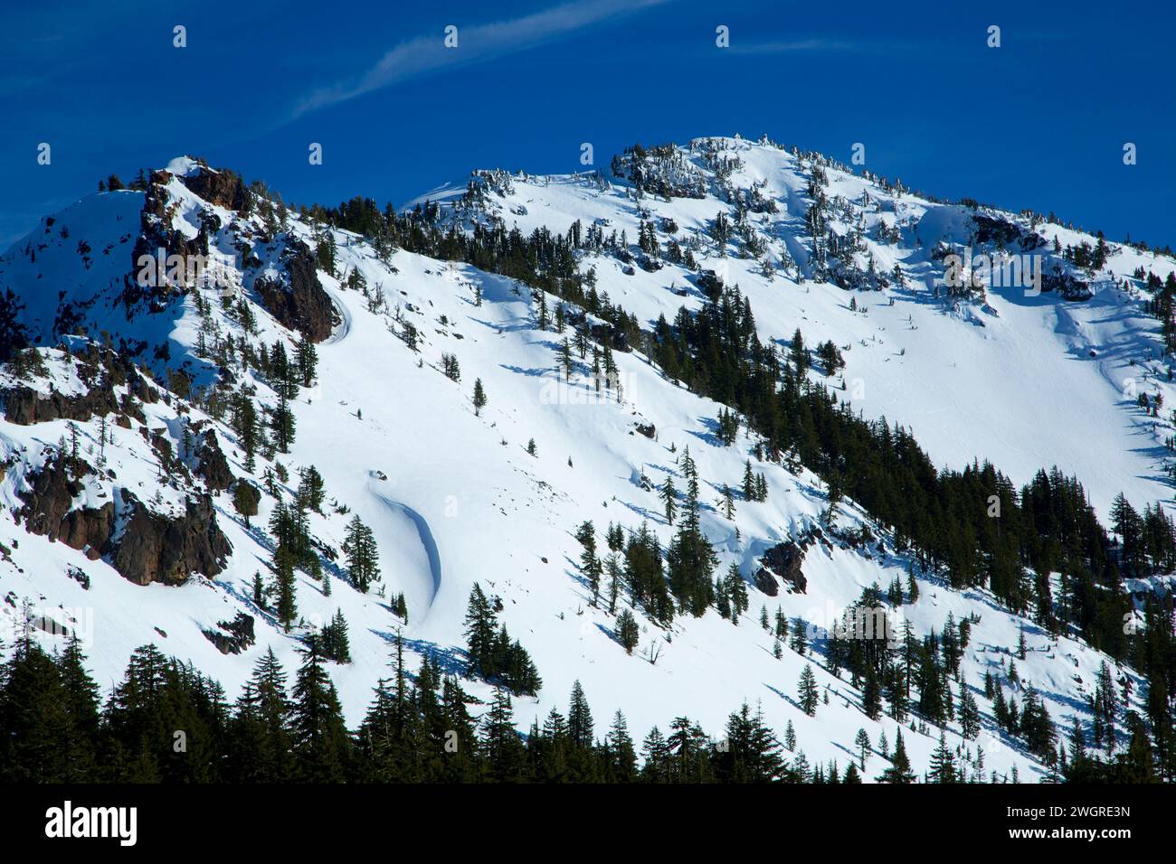 Garfield Peak, Crater Lake National Park, Oregon Banque D'Images