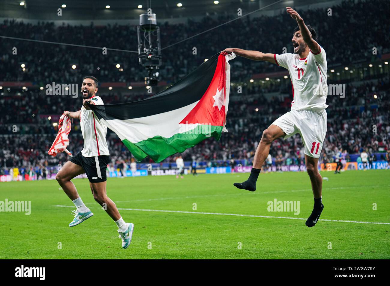 AL RAYYAN, Qatar. 6 février, 2024.le match de demi-finale de LA COUPE D'ASIE DE l'AFC QATAR 2023 entre la Jordanie et la République de Corée au STADE AHMAD BIN ALI. Crédit : Meng Gao/Alamy Live News Banque D'Images