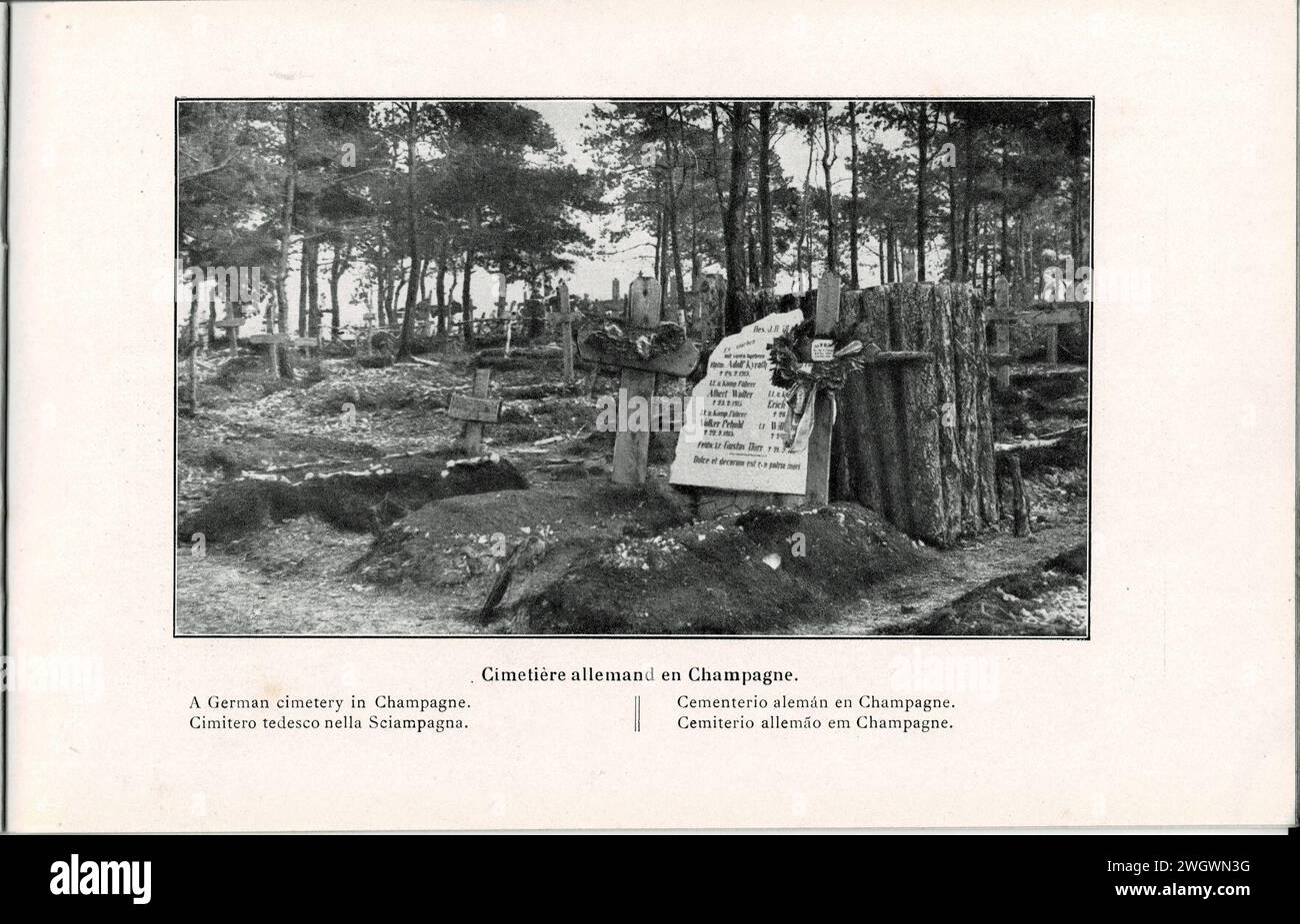 Armée française-1916-service photo-a35. Banque D'Images