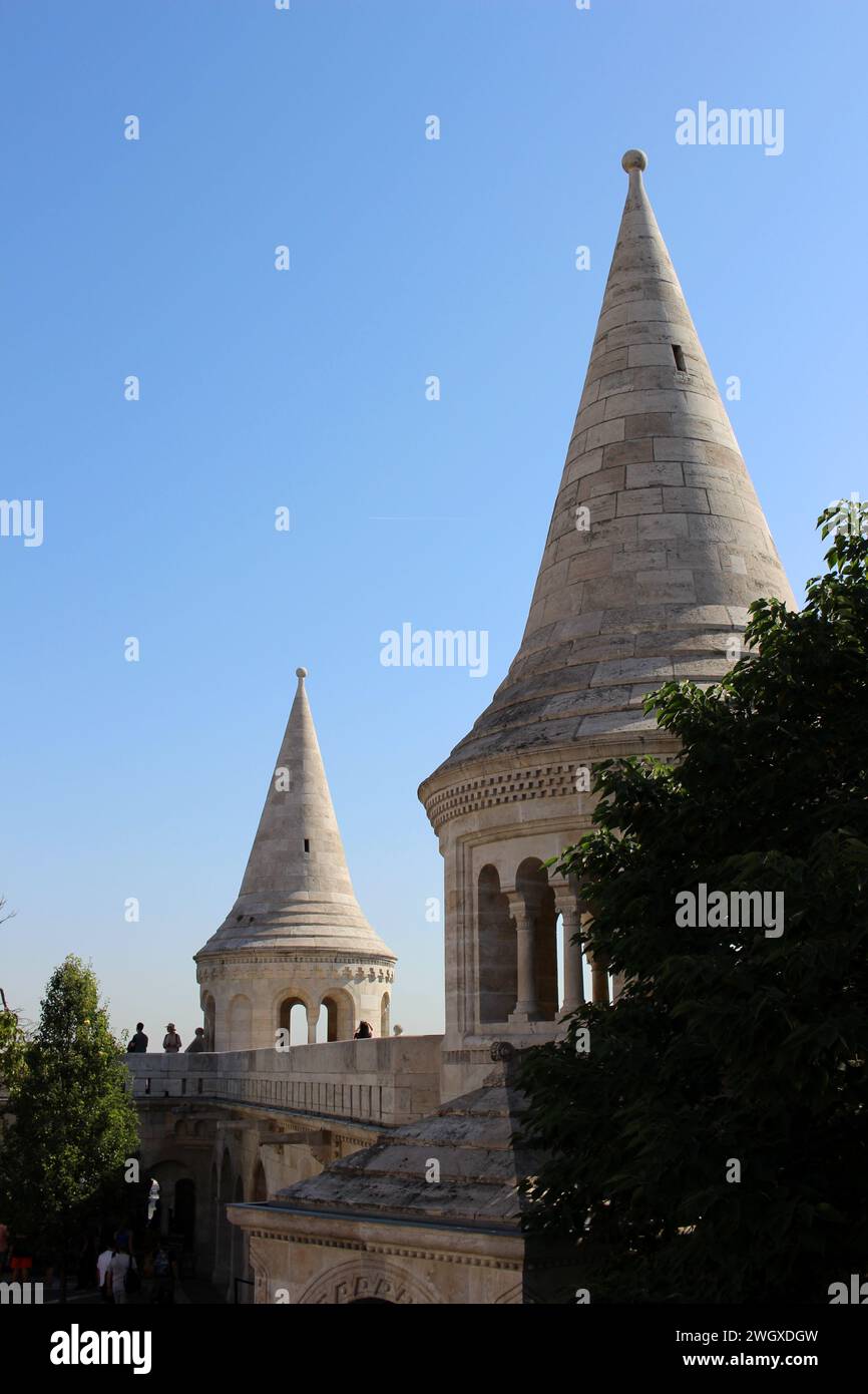 Bastion des pêcheurs - Halaszbastya, Budapest Banque D'Images