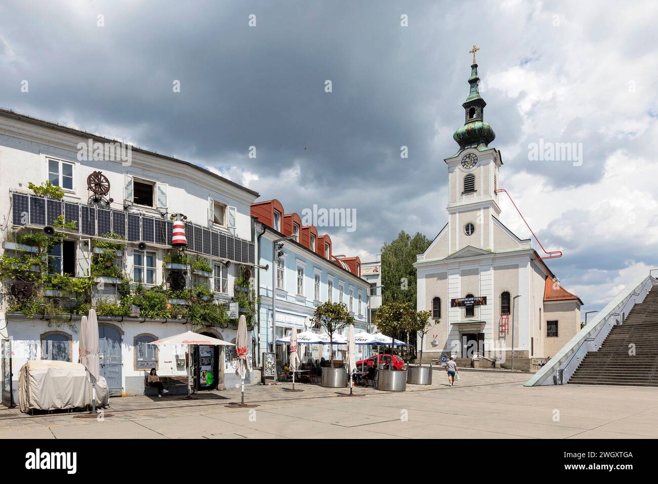 Urfahrer Josefskirche à Linz, haute-Autriche, Autriche Banque D'Images