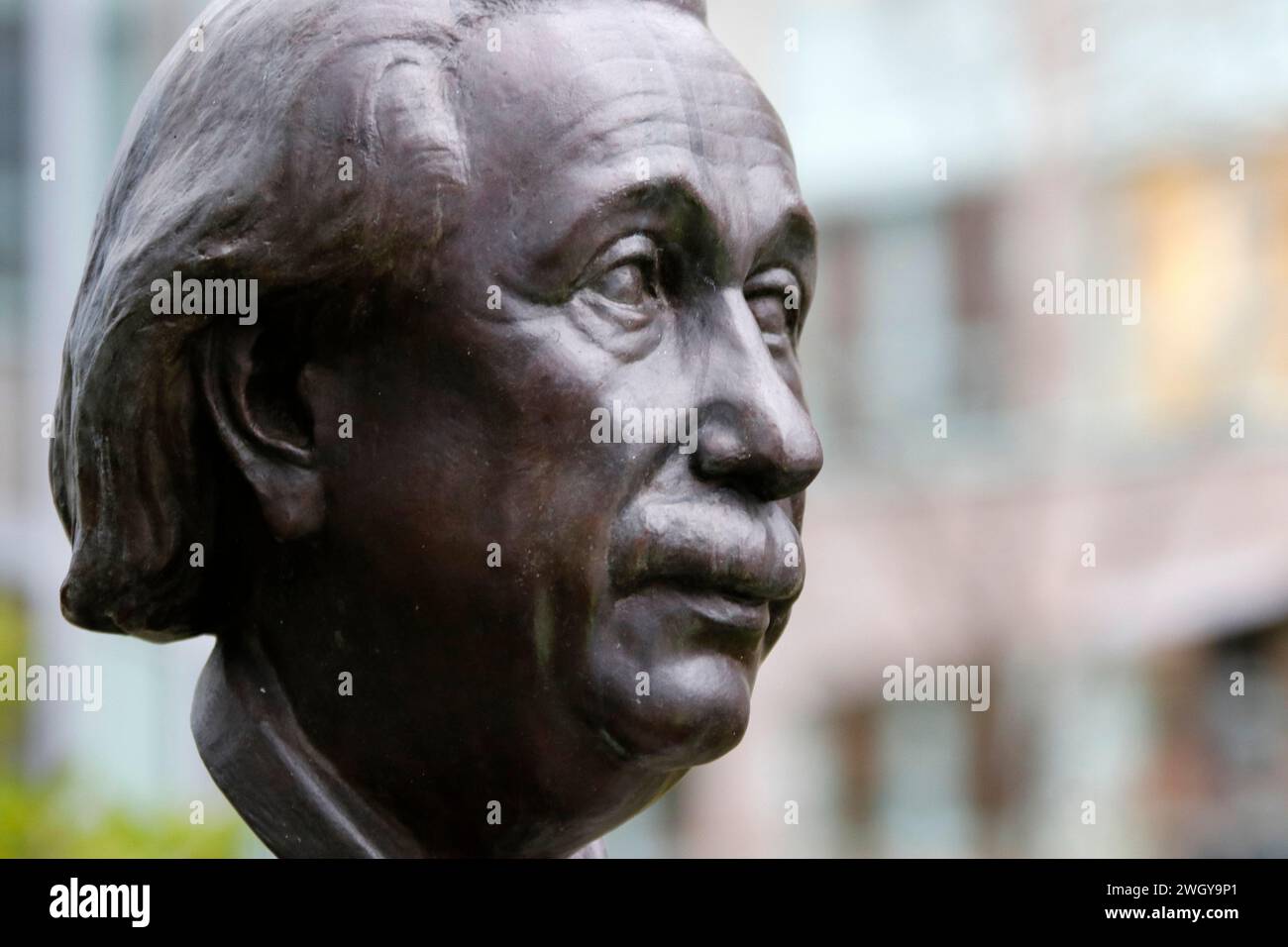 Albert Einstein-Bueste, Berlin-Tiergarten (nur fuer redaktionelle Verwendung. Keine Werbung. Banque de référence : http://www.360-berlin.de. © Jens Knapp Banque D'Images