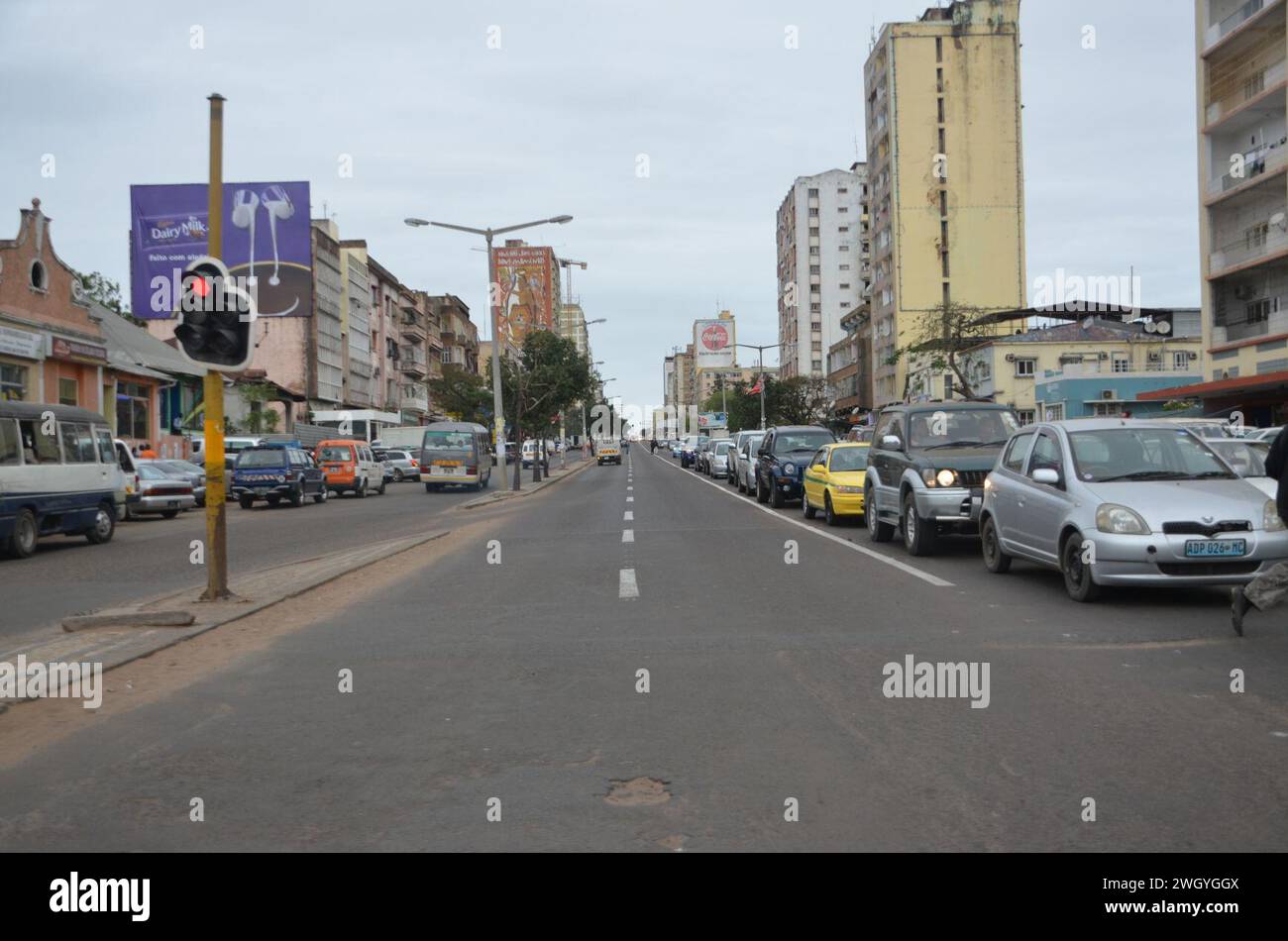 Avenida Eduardo Mondlane Banque D'Images