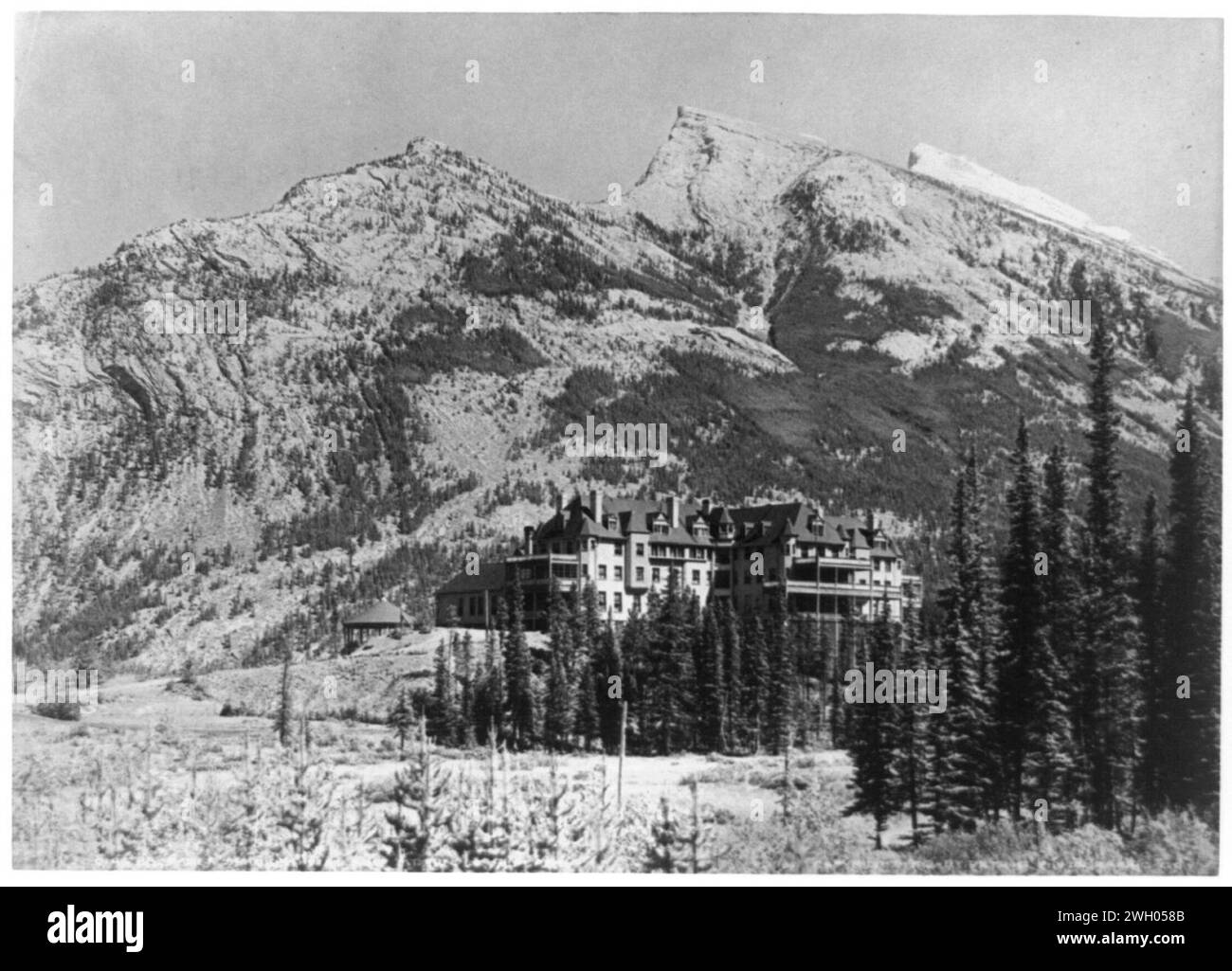Hôtel Banff Springs, Alberta, Canada Banque D'Images