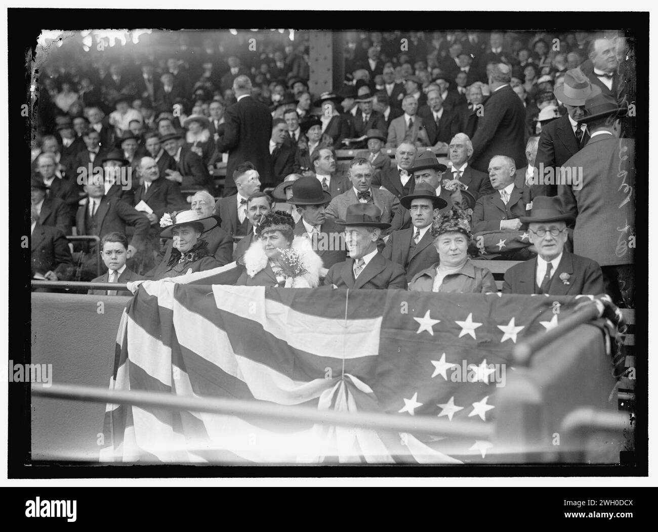 Le baseball, Wilson au jeu du ballon ; GRAYSON, CARY T., DR., U.S.N., Chesley, Mme. WILLOUGHBY S., Banque D'Images