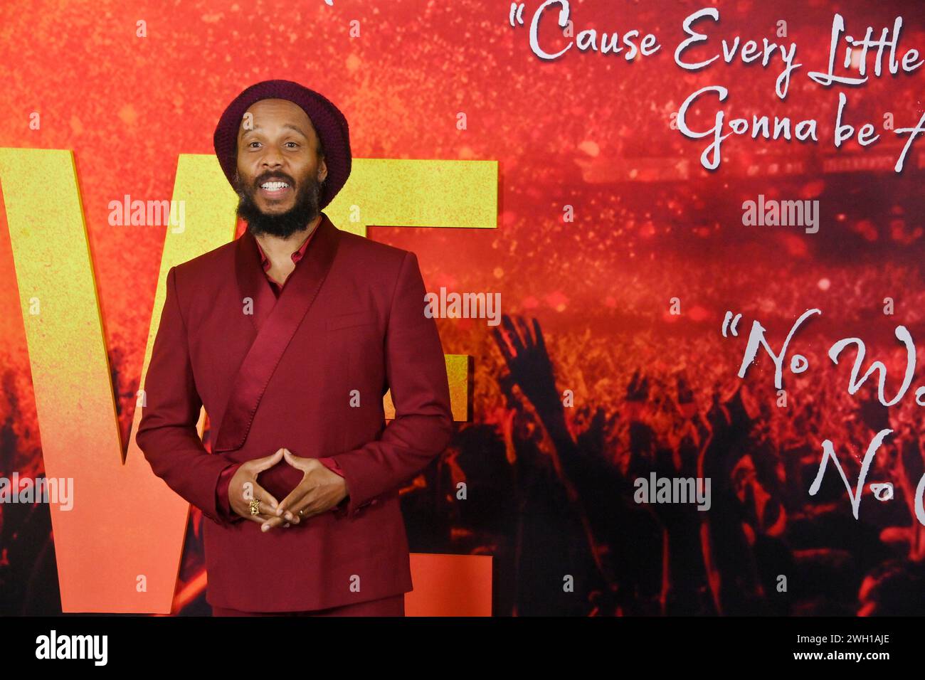 Los Angeles, États-Unis. 06th Feb, 2024. Ziggy Marley assiste à la première du film biographique "One Love" au Regency Village Theatre de Los Angeles le mardi 6 février 2024. Storyline : L'histoire de la façon dont l'icône du reggae Bob Marley a surmonté l'adversité, et le voyage derrière sa musique révolutionnaire. Photo de Jim Ruymen/UPI crédit : UPI/Alamy Live News Banque D'Images