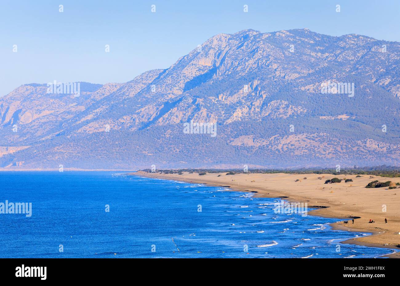 La plage de Patara, Turquie Banque D'Images
