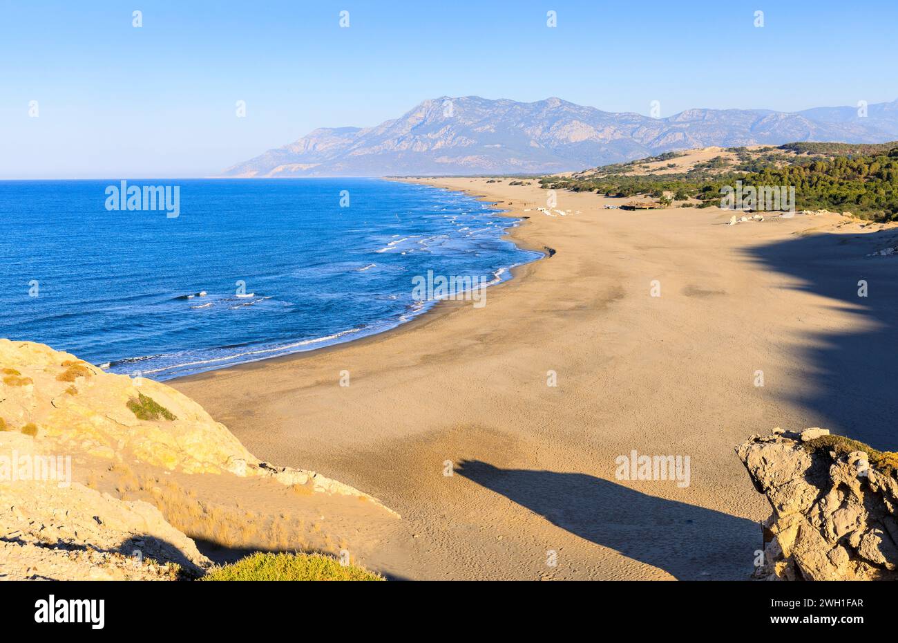 La plage de Patara, Turquie Banque D'Images