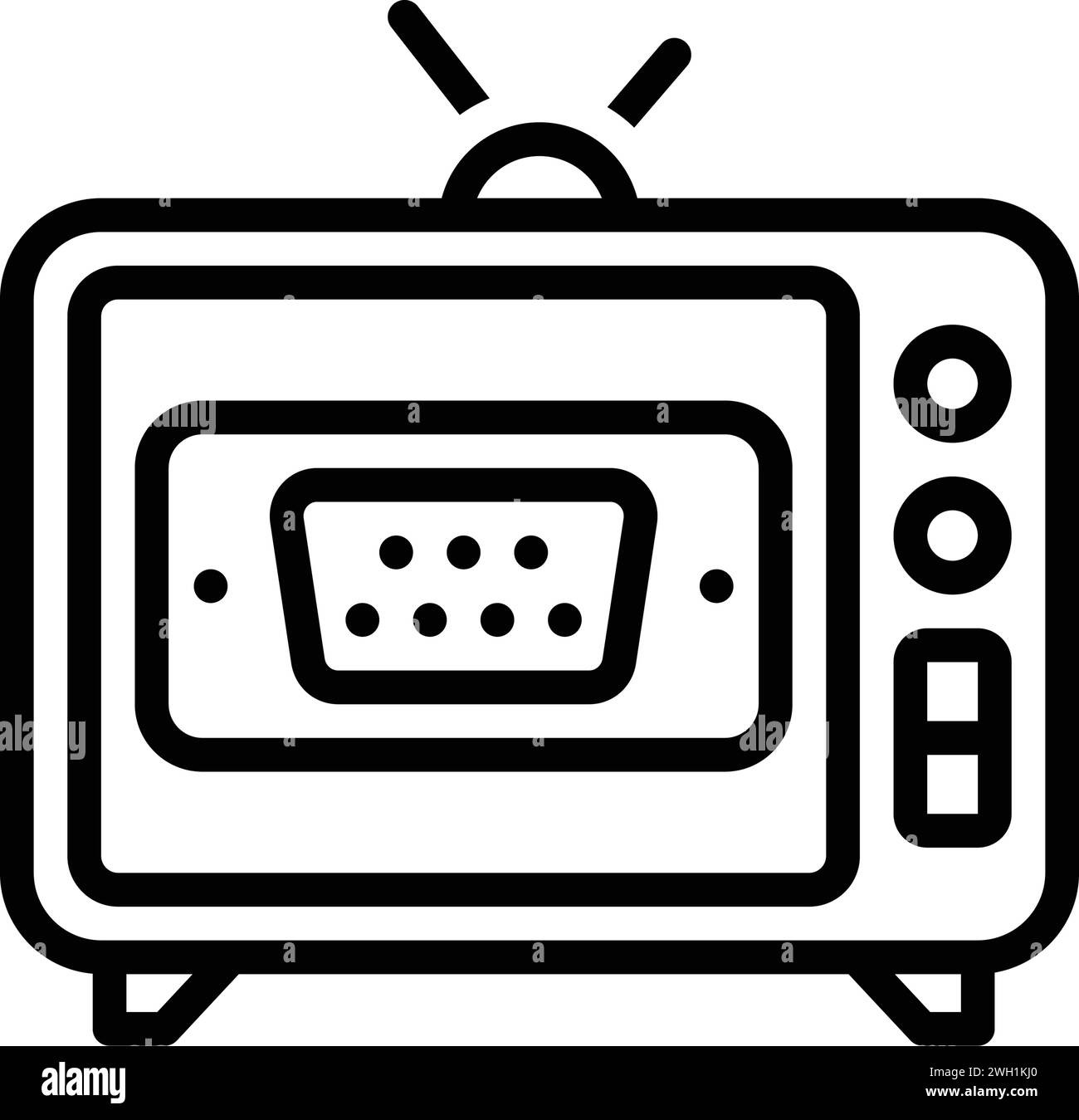 Icône pour série, série Illustration de Vecteur