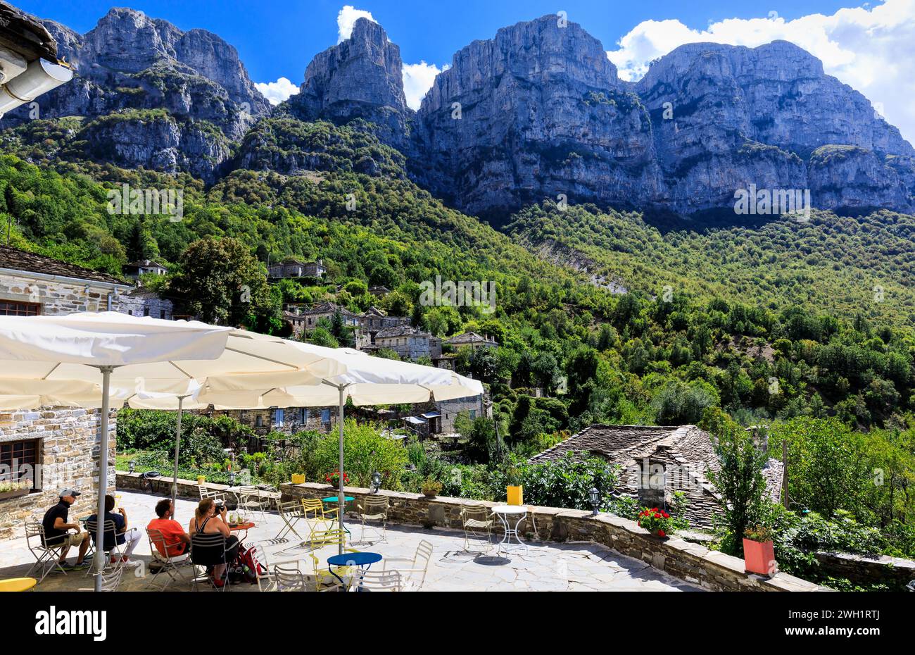 Mikro Papingo, gorge de Vikos, Épire, Grèce Banque D'Images