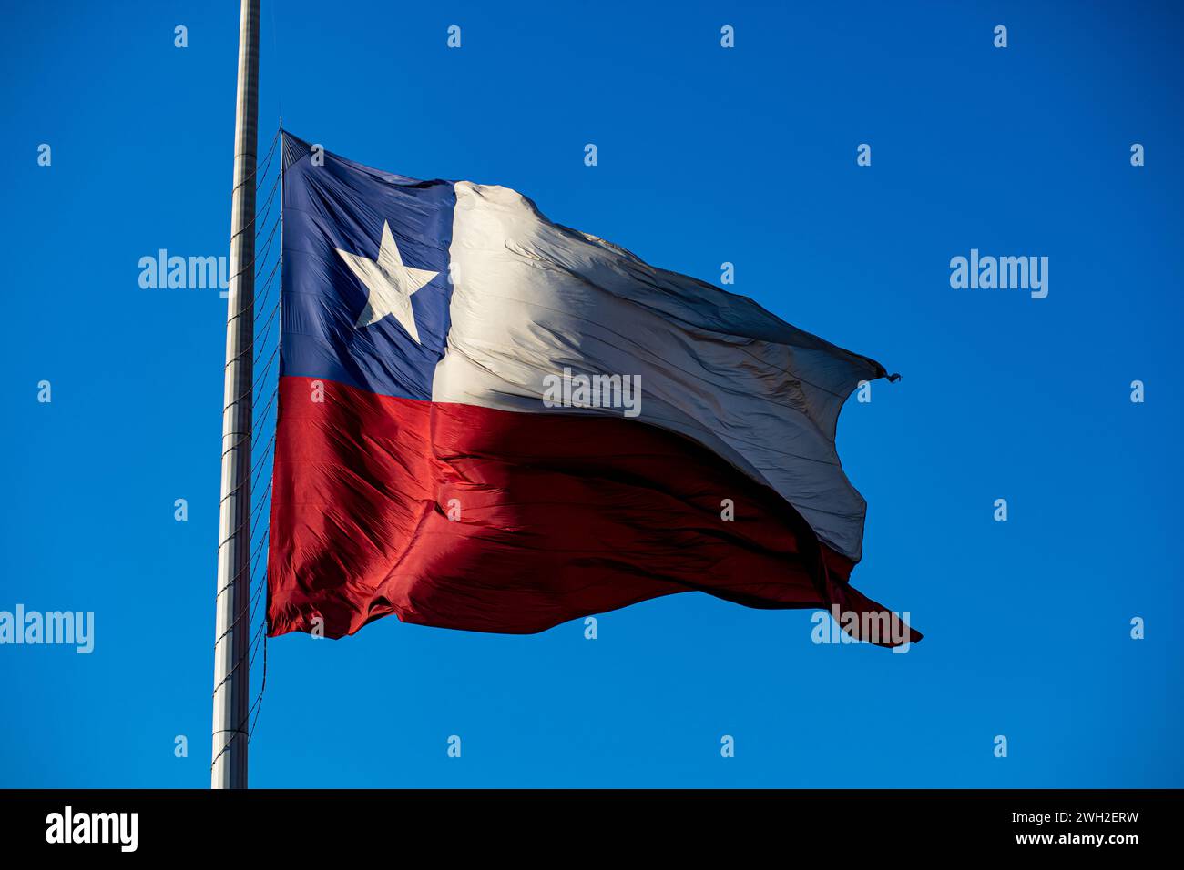 Bandera Bicentenario, drapeau chilien, Santiago du Chili, centre-ville, 2024 Banque D'Images
