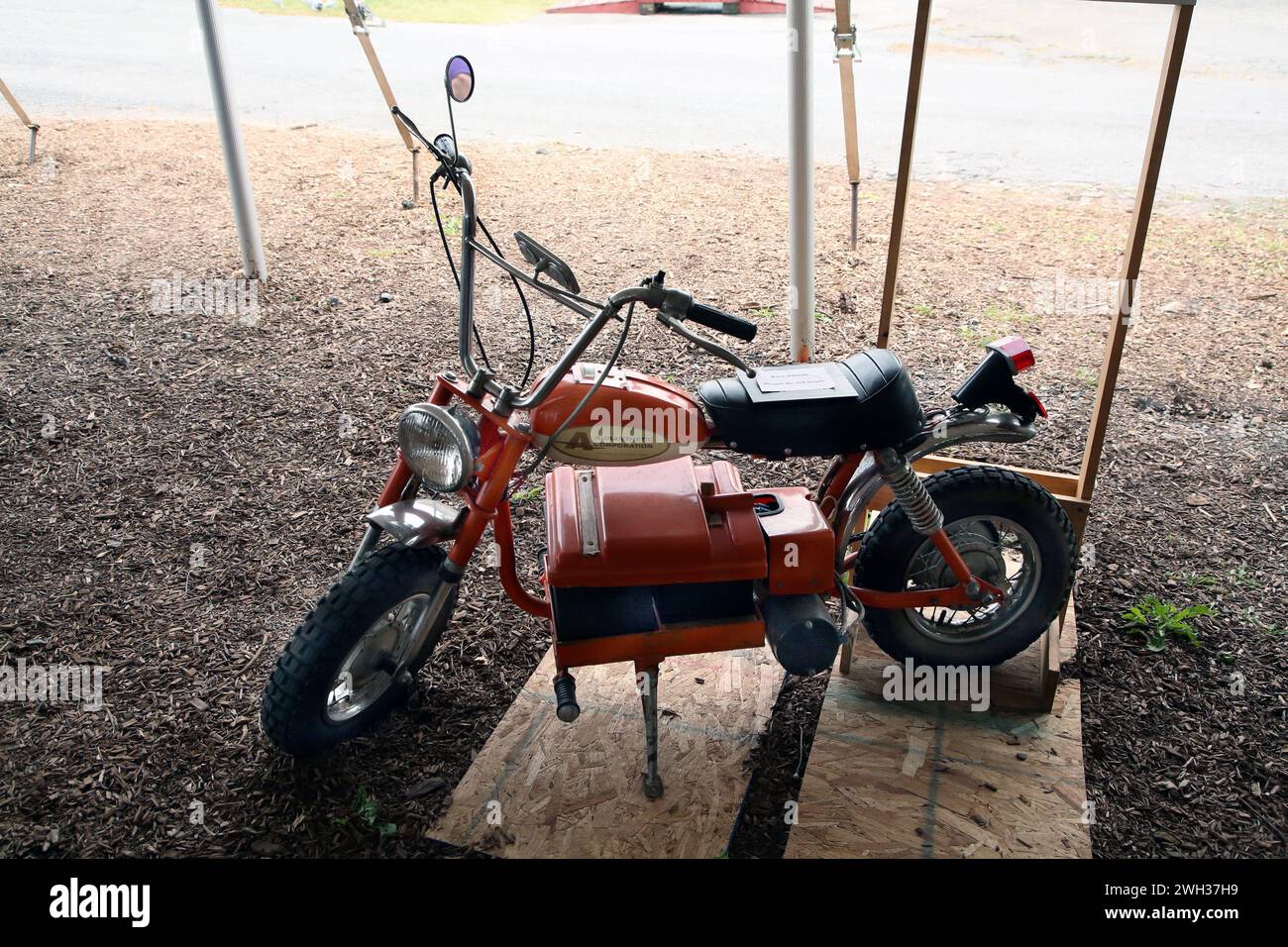 Auranthetic Corporation Electric Motor Bike Circa 1915 Banque D'Images