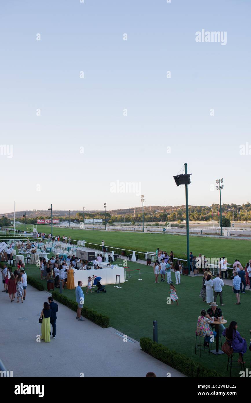 Madrid, Espagne ; 08052023 : L'hippodrome de la Zarzuela accueille des événements les soirs d'été Banque D'Images