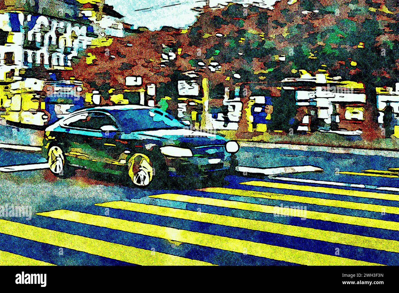 2017 Audi A5 Sportback, Schweizerhofquai, Lucerne, Suisse. Banque D'Images