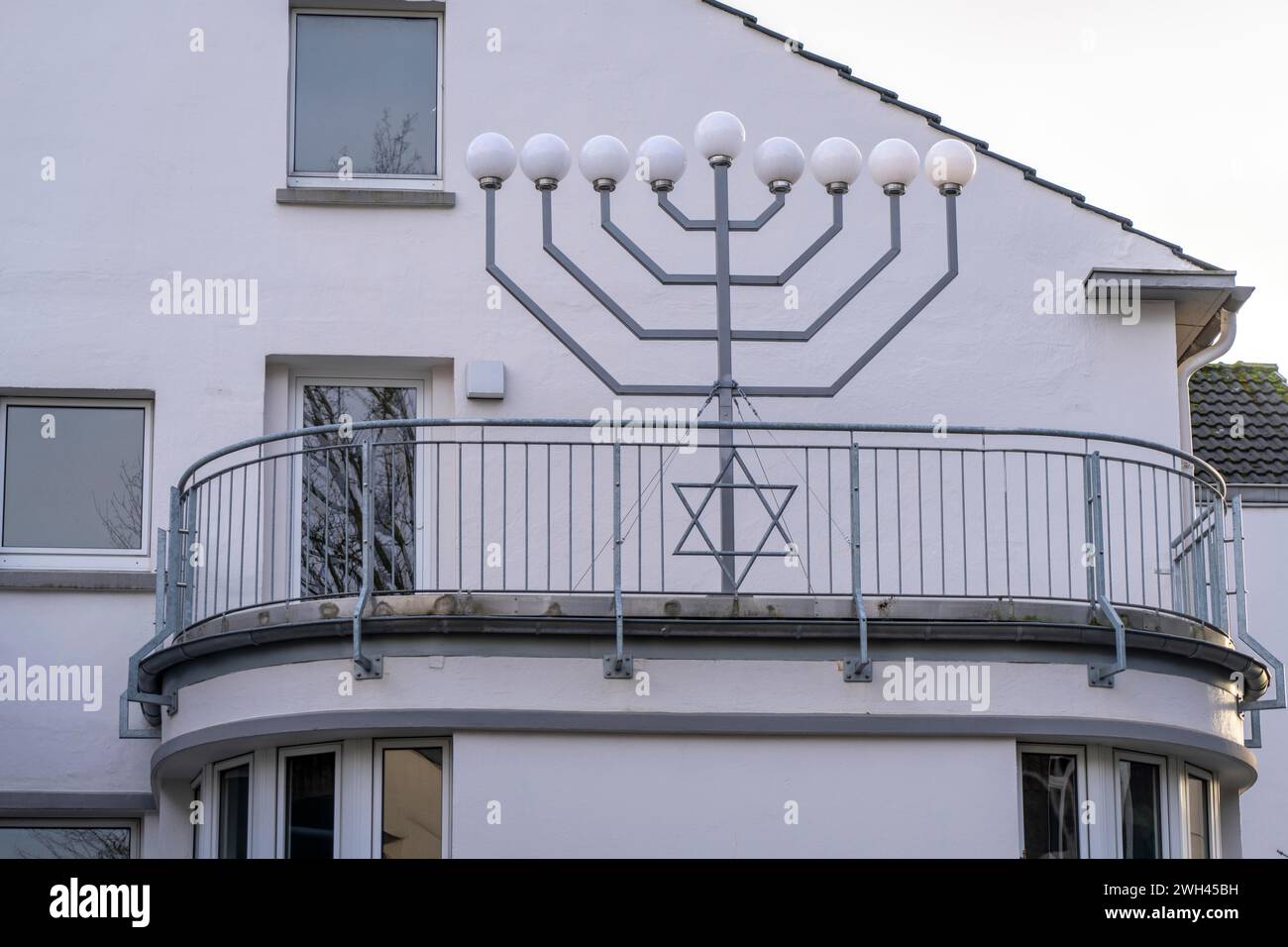 La synagogue juive de Recklinghausen, NRW, Allemagne, Banque D'Images