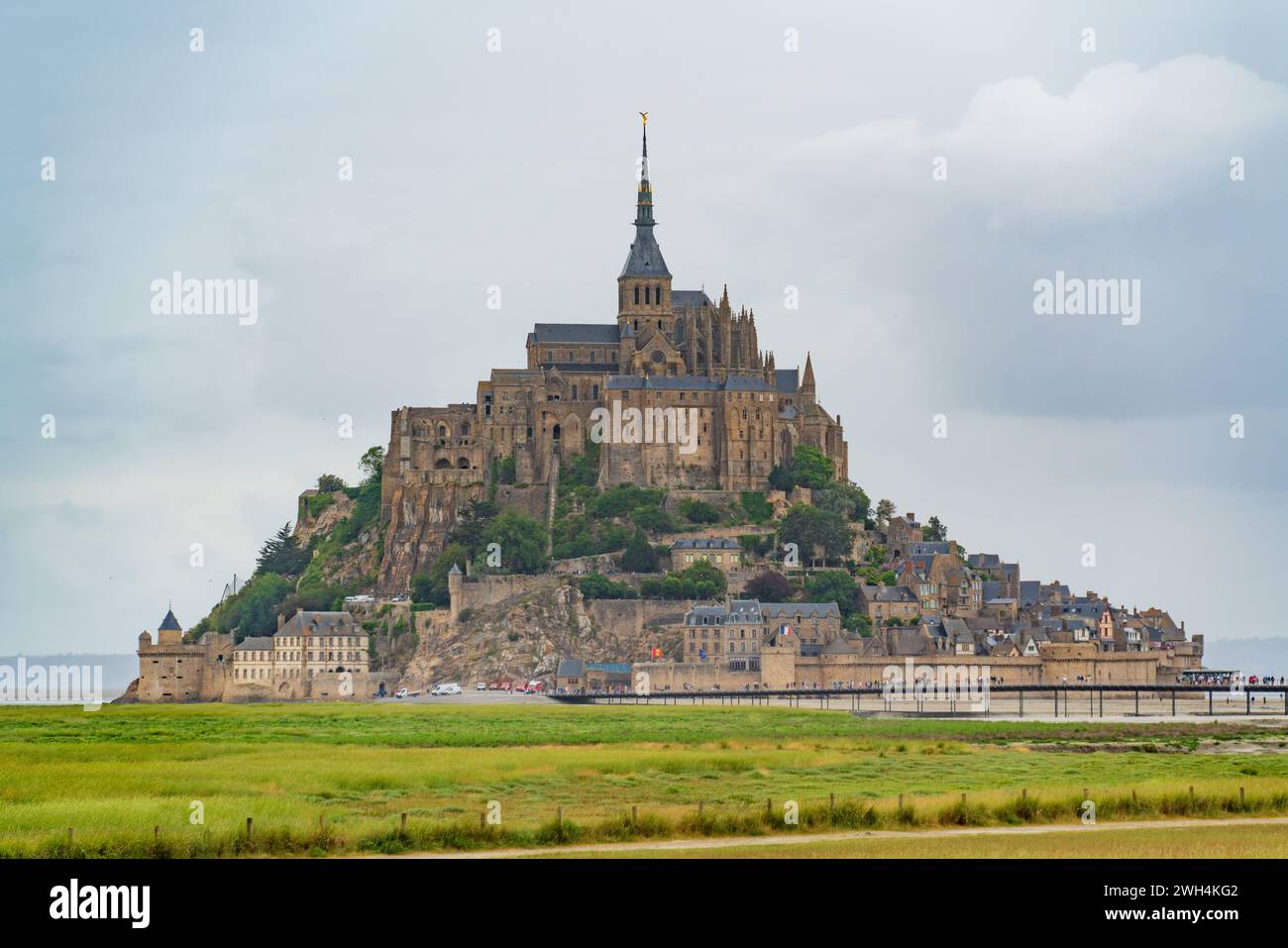 Mont Saint Michel, une île UNESCO en Normandie, France Banque D'Images