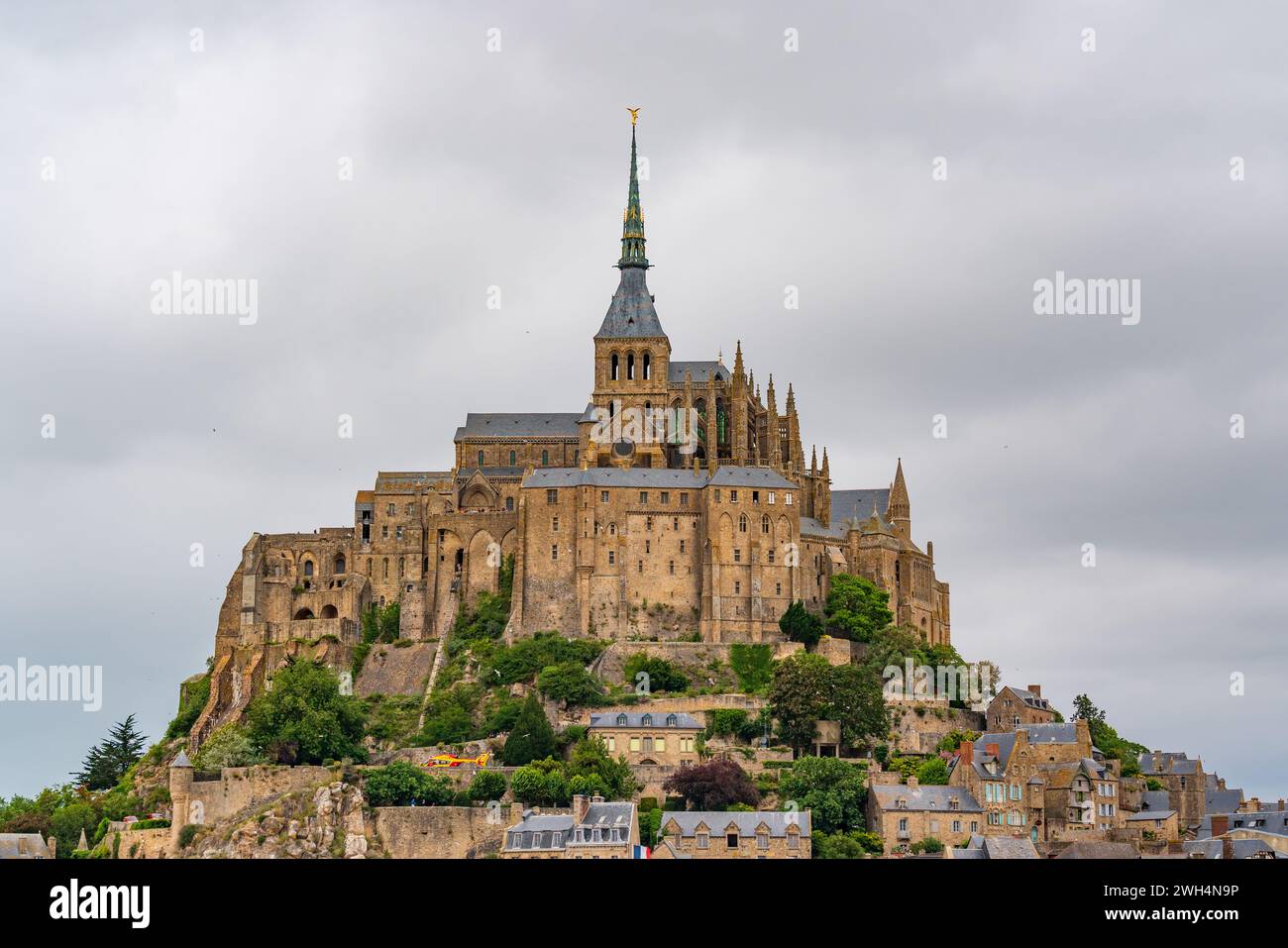 Mont Saint Michel, une île UNESCO en Normandie, France Banque D'Images