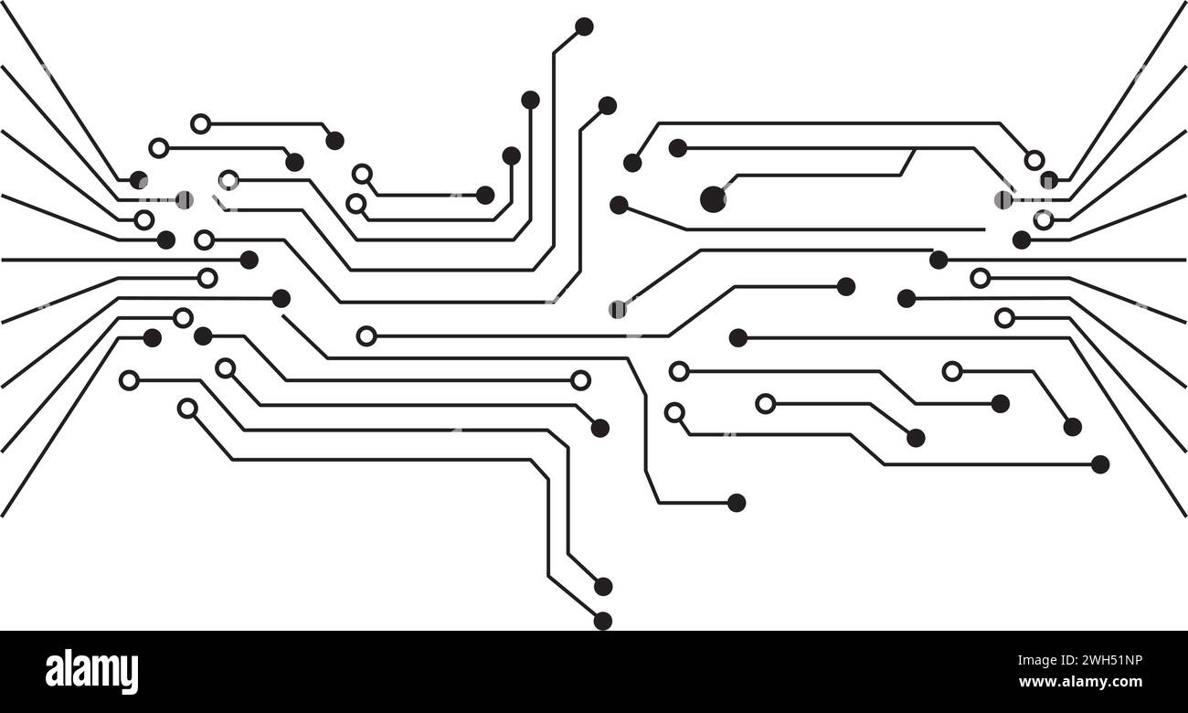 Illustration design du circuit Illustration de Vecteur