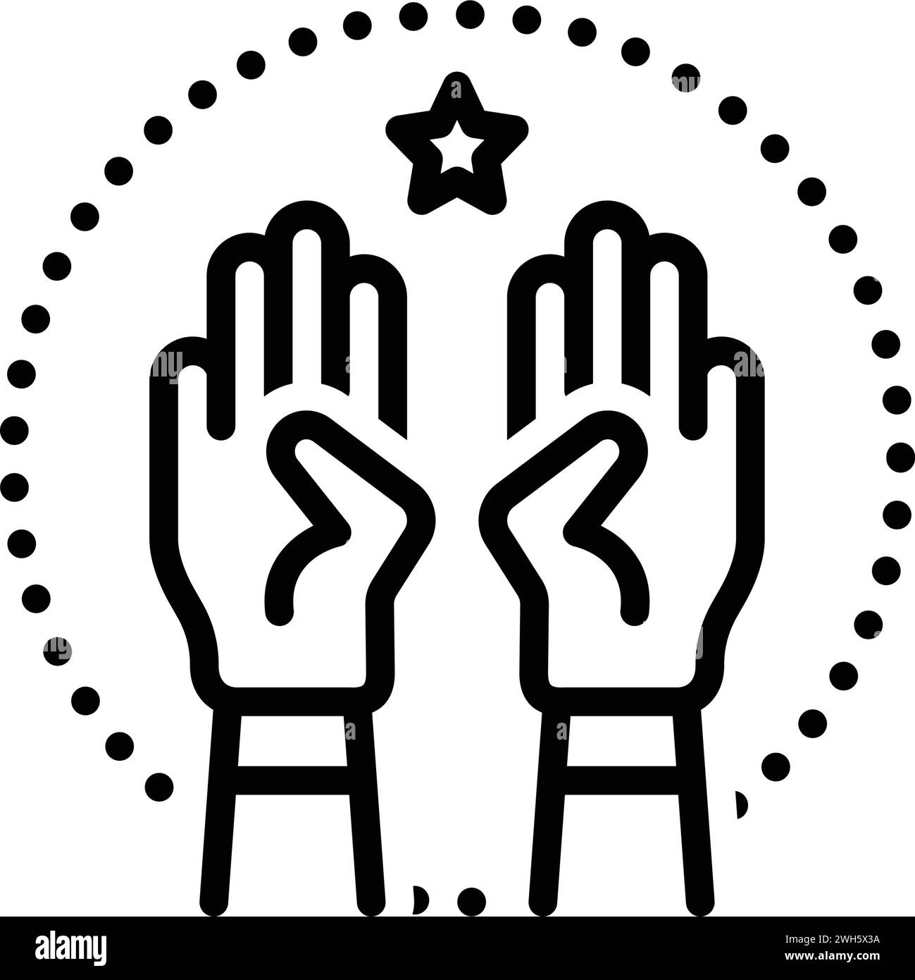 Icône pour impliquer, participer Illustration de Vecteur