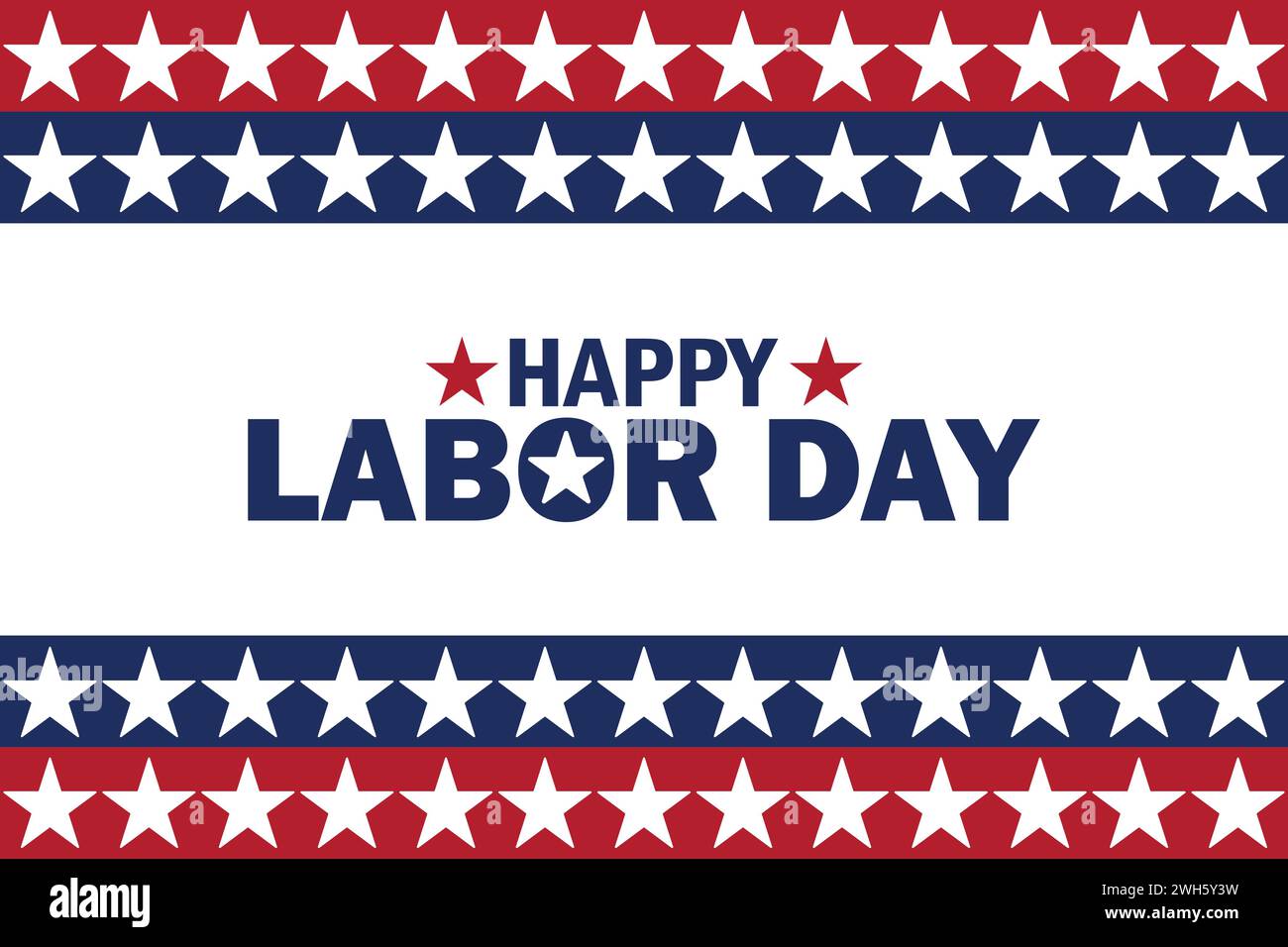 Illustration de conception de modèle de vecteur de fête du travail heureuse. Convient pour carte de vœux, affiche et bannière Illustration de Vecteur