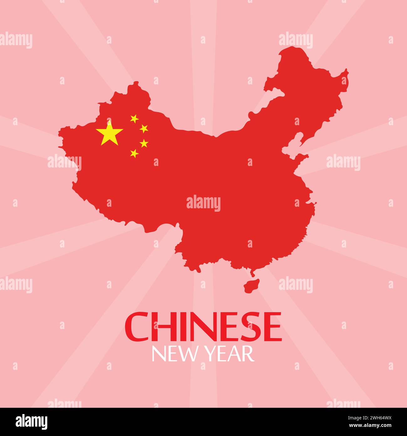 Icône de vecteur d'illustration du nouvel an chinois vecteur d'icône de l'année chinoise Illustration de Vecteur
