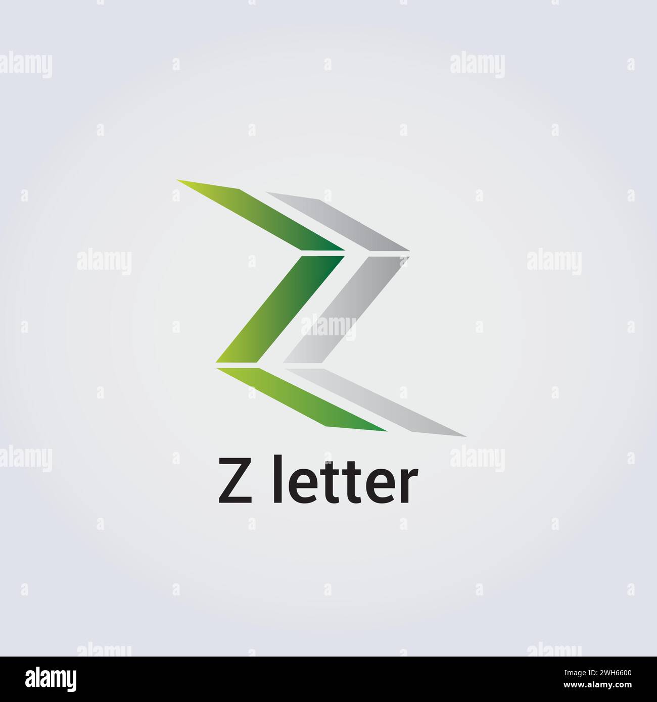 Z lettre icône conception unique logo isolé conception marque identité d'entreprise diverses couleurs modifiables modèle vectoriel monogramme emblème illustration marque Illustration de Vecteur