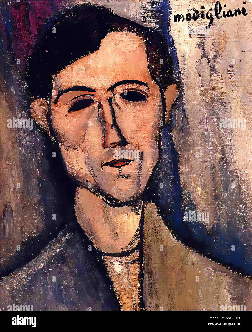 Amedeo Modigliani, 1884-1920, Italien, École de Paris Caryatid, Cariatide Banque D'Images