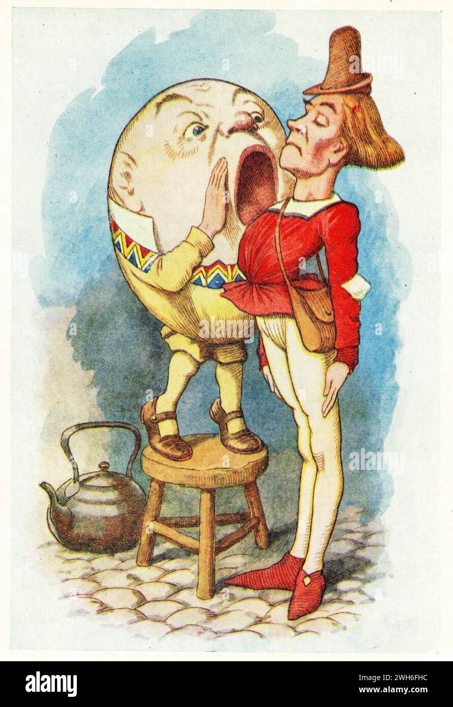 Through the Looking-Glass, de Lewis Carroll, illustrations de John Tenniel, 1927 Banque D'Images