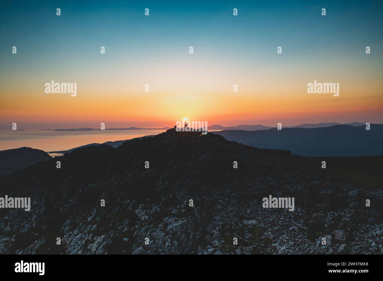 Chaîne de montagnes Cader Idris Banque D'Images