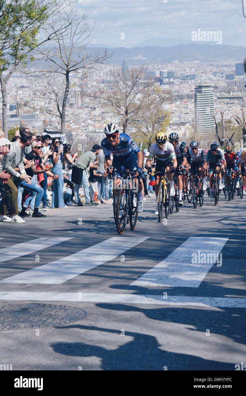 Dernière étape du Tour de Catalogne 2023 à Montjuic à Barcelone, Espagne, le 20 mars 2023 Banque D'Images