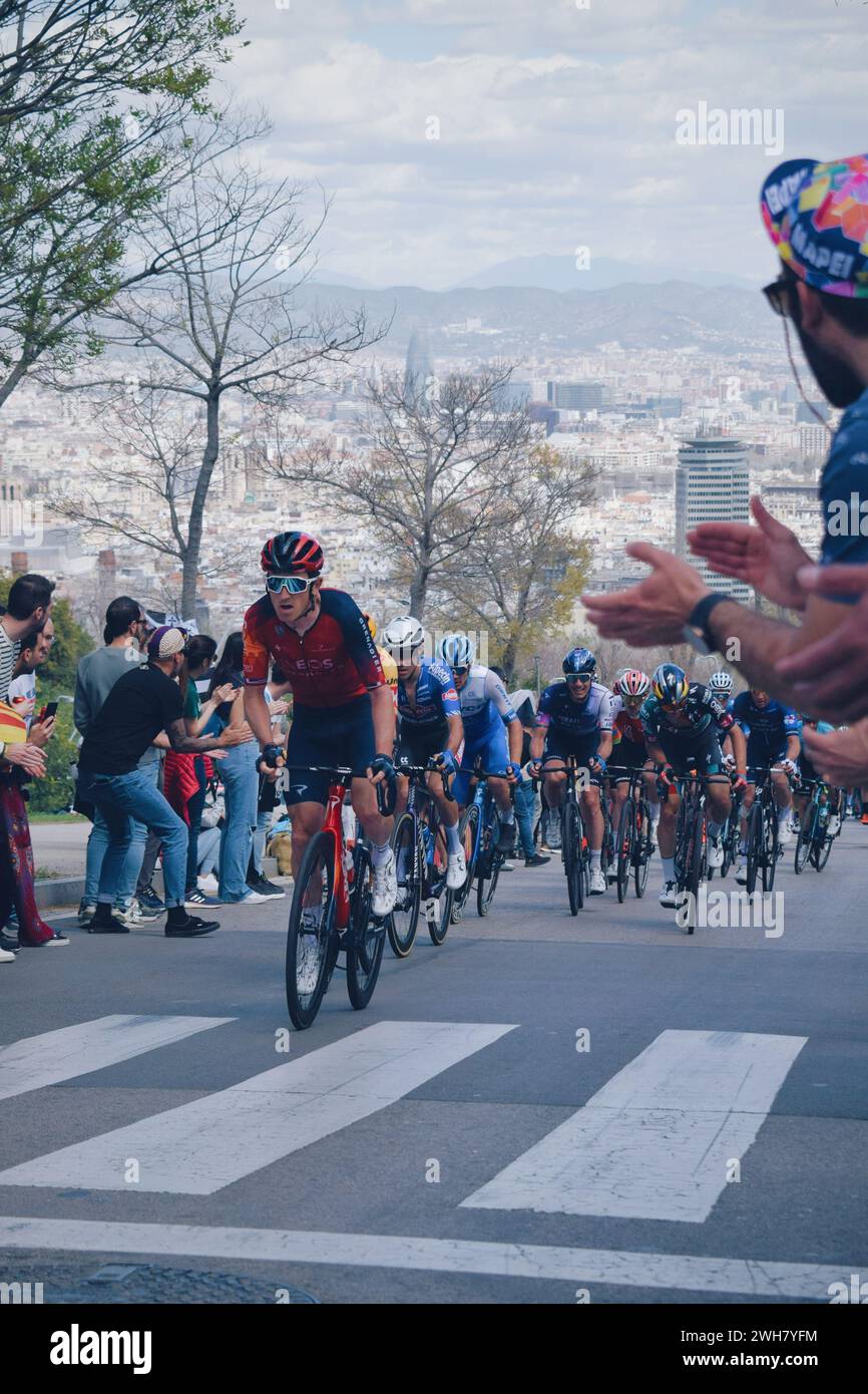 Dernière étape du Tour de Catalogne 2023 à Montjuic à Barcelone, Espagne, le 20 mars 2023 Banque D'Images