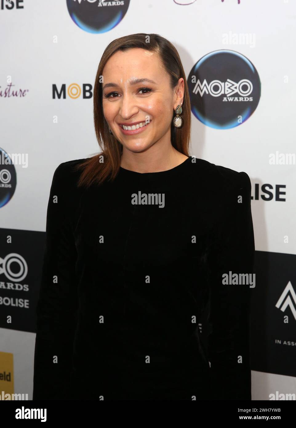 8 février 2024, Sheffield, South Yorkshire, Royaume-Uni : Jess Ennis-Hill - lauréate du Paving the Way Award au 26e MOBO's à Sheffield, Sheffield, Sheffield, Royaume-Uni, le 7 février 2024. Photo de Glenn Ashley. (Crédit image : © Glenn Ashley/ZUMA Press Wire) USAGE ÉDITORIAL SEULEMENT! Non destiné à UN USAGE commercial ! Banque D'Images