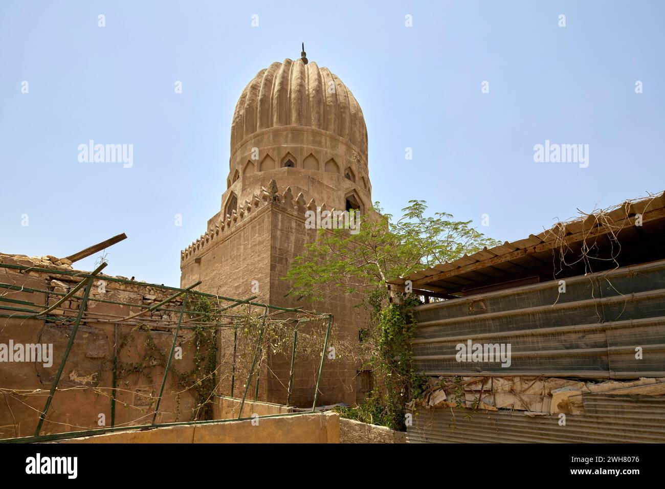 Tombe de Guzal (tombe de Kuzal) alias Sidi Karkar, Cité des morts, cimetière du Nord au Caire, Egypte Banque D'Images