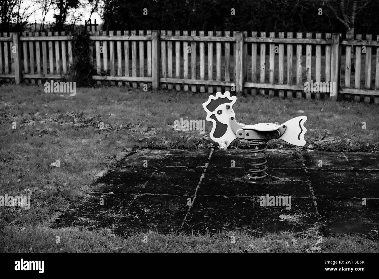 Aire de jeux pour enfants étrange - Taunton, Royaume-Uni Banque D'Images