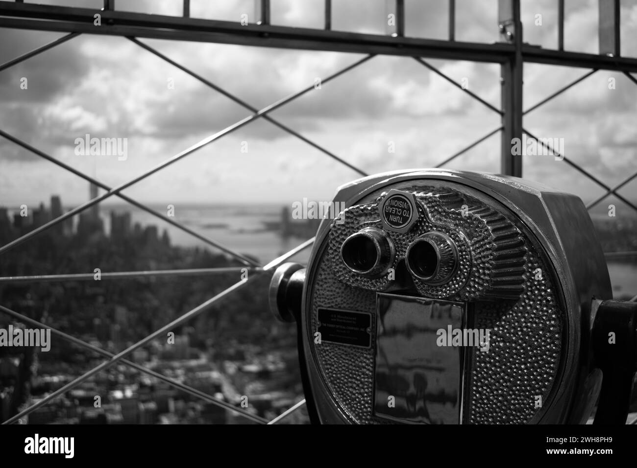 Vue depuis l'Empire State Building - New York City Banque D'Images