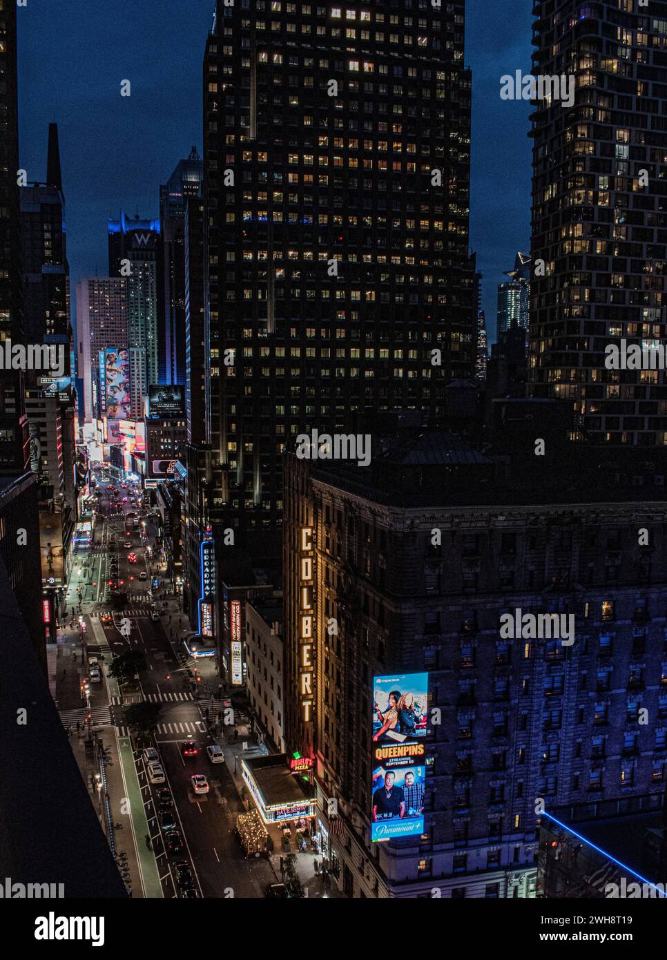 New York City at Night Banque D'Images