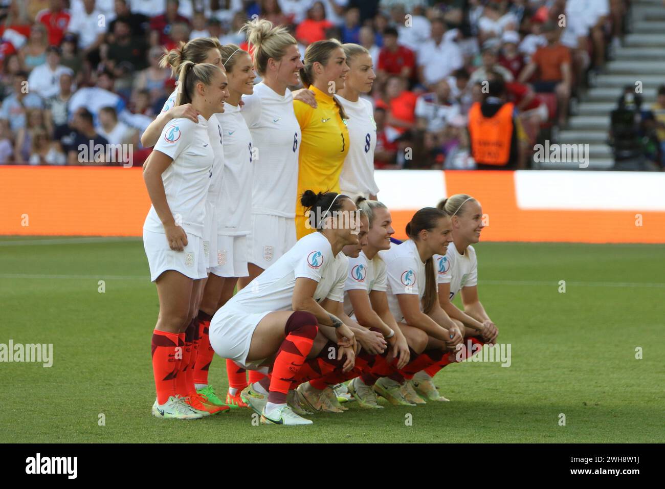 Photo de l'équipe Angleterre - Irlande du Nord UEFA Womens Euro 15 juillet 2022 St Marys Stadium Southampton Banque D'Images