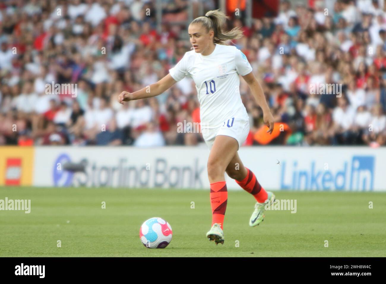 Géorgie Stanway Angleterre - Irlande du Nord UEFA Womens Euro 15 juillet 2022 St Marys Stadium Southampton Banque D'Images