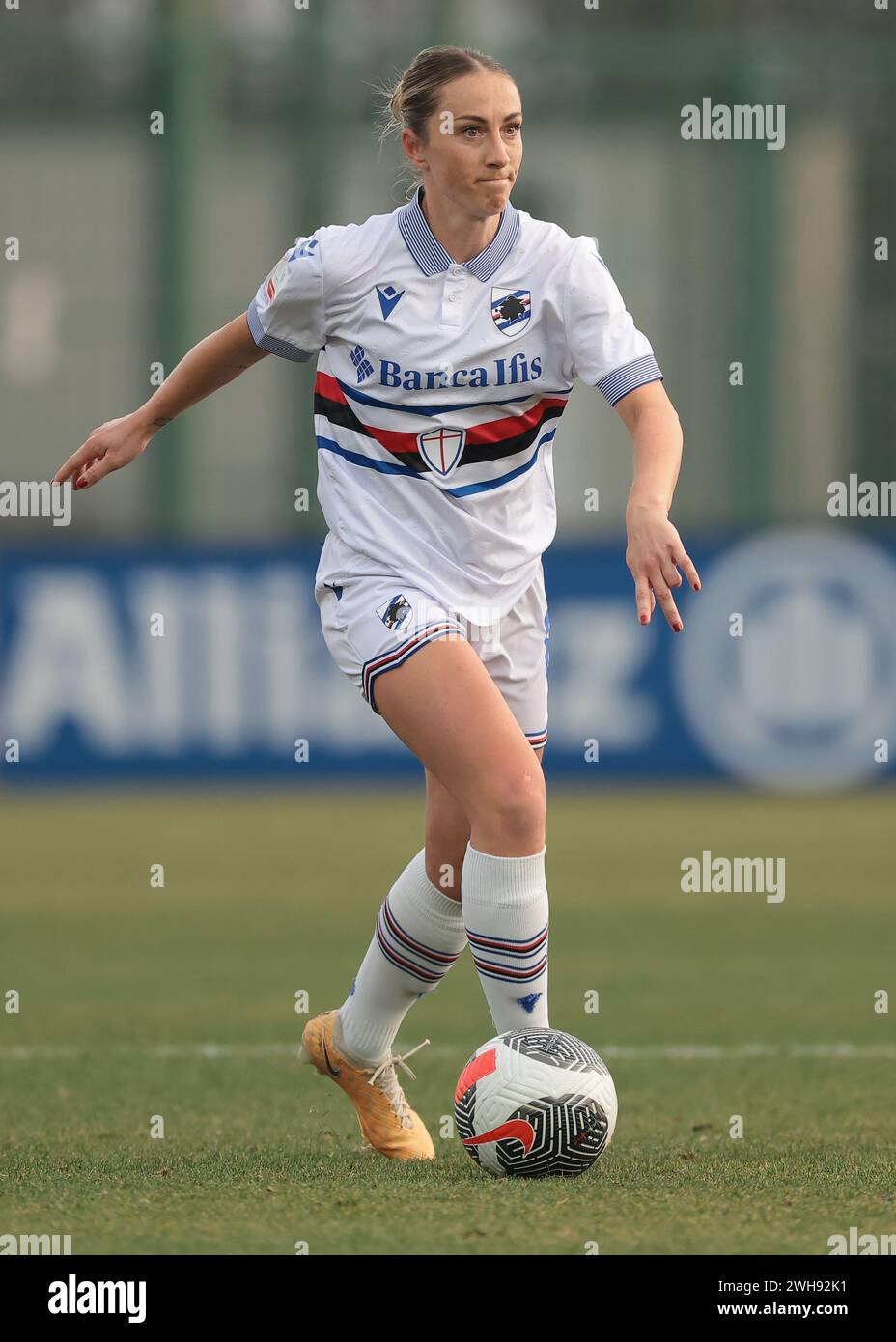 Biella, Italie. 7 février 2024. Rachel Cuschieri de l'UC Sampdoria lors du match Coppa Italia Femminile au Stadio Vittorio Pozzo, Biella. Le crédit photo devrait se lire : Jonathan Moscrop/Sportimage crédit : Sportimage Ltd/Alamy Live News Banque D'Images