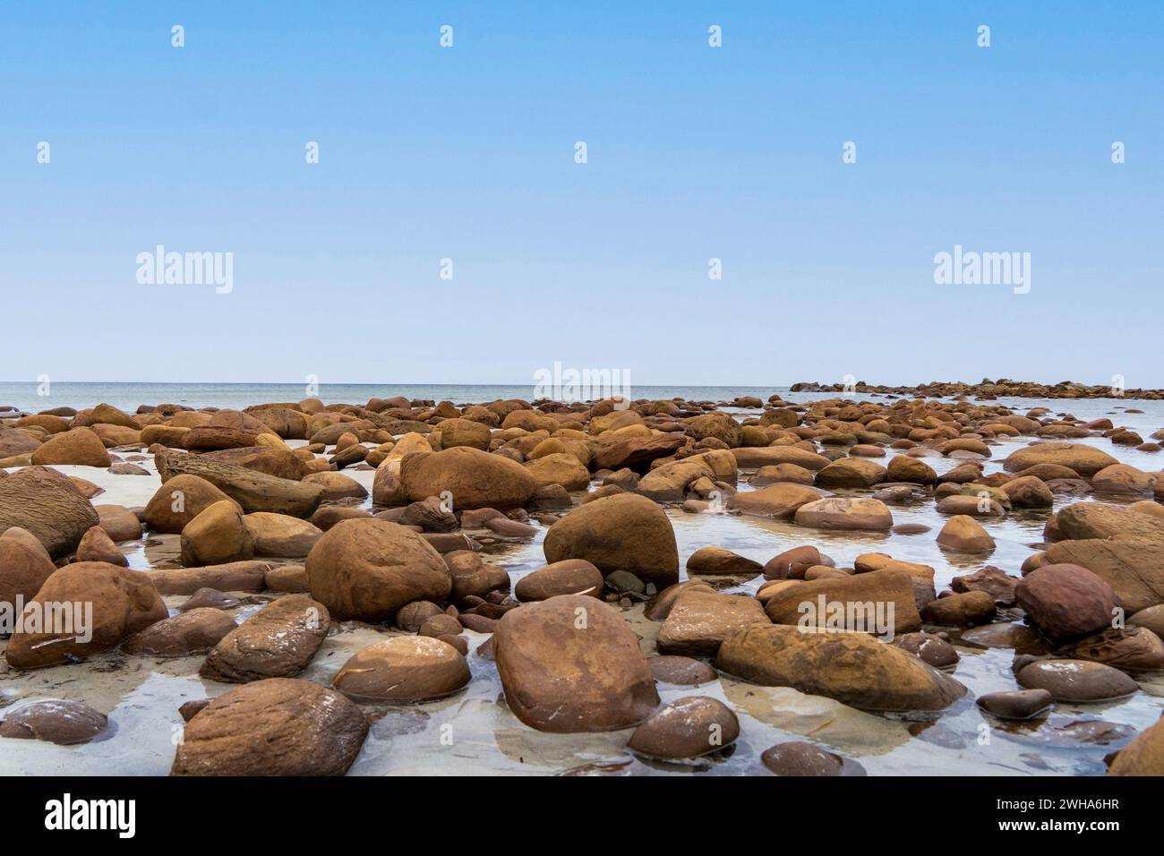 Stokes Bay Beach, Kangaroo Island, Australie méridionale Banque D'Images